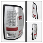 Spyder Dodge Ram 1500 13-14/Ram 2500 13-14 LED Tail Lights LED Model only - Chrm ALT-YD-DRAM13-LED-C