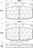StopTech Street Touring 89-95 Mazda RX7 Front Brake Pads
