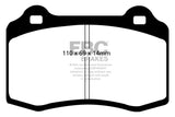 EBC 96-00 Lotus Esprit Turbo 2.0 Turbo GT3 Orangestuff Front Brake Pads