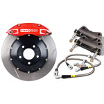 StopTech 91-96 Dodge Stealth AWD / 90-99 3000 GT Front BBK w/ Red ST-40 Calipers Slotted 332x32mm