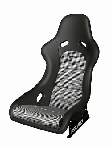 Recaro Classic Pole Position ABE Seat - Black Leather/Pepita Fabric