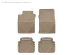 WeatherTech 00-06 Lincoln LS Front and Rear Rubber Mats - Tan
