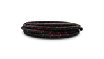 Vibrant -6 AN Two-Tone Black/Red Nylon Braided Flex Hose (20 foot roll)