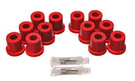 Energy Suspension 81-89 Toyota FJ40/FJ60 Landcruiser 2/4WD Red Front & Rear Leaf Spring Bushing Set