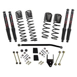 Skyjacker Diesel 3.5-4in Dual Rate Long Travel Sus Lift Kit w/ Black MAX Shocks - 2020 Jeep JL 4WD