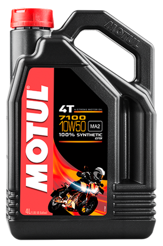 Motul 4L 7100 4-Stroke Engine Oil 10W50 4T - Single