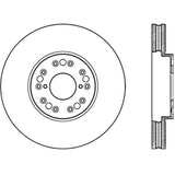 StopTech Power Slot 93-05 Lexus GS Series / 00-05 IS300 / 93-94 LS Front Left Cryo Slotted Rotor