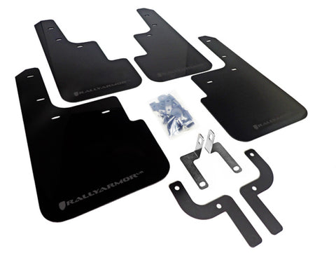 Rally Armor 10+ Mitsubishi Outlander Sport/ASX/RVR UR Black Mud Flap w/ Grey Logo