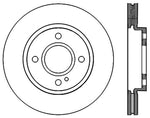 StopTech 2011-2013 Ford Fiesta 1.6L Slotted Left Front Rotor