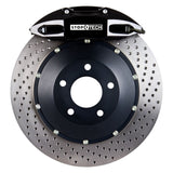 StopTech 14-15 BMW M3 / M4 Rear BBK w/ Black ST-40 Calipers Drilled 380x32mm Rotors