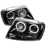 Spyder Jeep Grand Cherokee 99-04 Projector Headlights CCFL Halo LED Blk - PRO-YD-JGC99-CCFL-BK