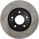 StopTech 11-13 Kia Sorento Slotted Sport Brake Rotor Front Left