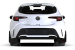 Rally Armor 19+ Corolla Hatchback Only UR Red Mud Flap w/ White Logo