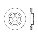 StopTech 08-09 Pontiac G8 Front CRYO-STOP Rotor