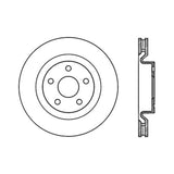 StopTech 08-09 Pontiac G8 Front CRYO-STOP Rotor