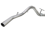 aFe SATURN 4S 4in 409 SS Turbo-Back Exhaust w/o Muffler 99-01 Ford Diesel Trucks V8-7.3L (td)