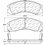 StopTech Street Touring 93-99 Eagle Talon 4WD / 92-04 Mitsubishi Diamante