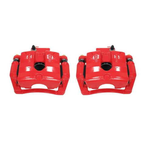 Power Stop 10-11 Cadillac SRX Rear Red Calipers w/Brackets - Pair