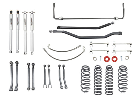 Belltech 07-17 Jeep Wrangler Rubicon Unlimited JK 4dr 4in Trail Perf Lift Kit w/ Rear Sway Bar