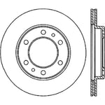 StopTech SportSlot Slotted Cryo Front Left Rotor 81-89 Toyota Land Cruiser