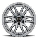 ICON Vector 6 17x8.5 6x5.5 25mm Offset 5.75in BS 93.1mm Bore Titanium Wheel