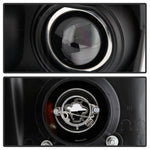 Spyder 07-13 GMC Sierra 1500-3500 Ver 2 Proj Headlights - DRL LED - All Blk PRO-YD-GS07V2-LBDRL-BKV2