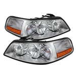 Xtune Lincoln Town Car 05-11 Crystal Headlights Chrome HD-JH-LTC05-AM-C