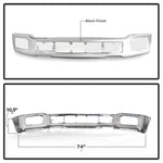 Spyder 18-20 Ford F150 XLT/Lariat w/ Fog Lights Hole Front Bumper - Chrome (FB-FF15018X-FOG-C)