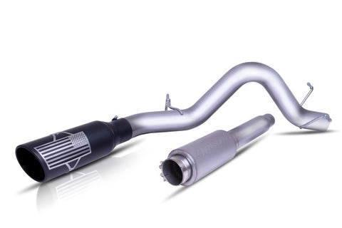Gibson 11-14 Ford F-150 FX4 3.5L 3.5in/4in Patriot Series Cat-Back Single Exhaust - Stainless