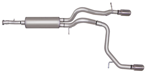 Gibson 07-10 Hummer H3 Base 3.7L 2.5in Cat-Back Dual Split Exhaust - Stainless