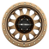 Method MR304 Double Standard 17x8.5 0mm Offset 8x170 130.81mm CB Method Bronze Wheel