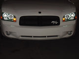 Spyder Dodge Charger 06-10 Projector Headlights Halogen Model CCFL Halo LED Blk PRO-YD-DCH05-CCFL-BK