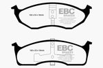 EBC 99-04 Chrysler 300M 3.5 Redstuff Front Brake Pads