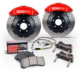 StopTech 2015 VW GTI Front BBK w/ Yellow ST-60 Caliper Zinc Drilled 355x32 2pc Rotor
