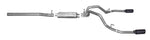 Gibson 14-18 GMC Sierra 1500 Denali 6.2L 3.5in/2.25in Cat-Back Dual Split Exhaust - Black Elite