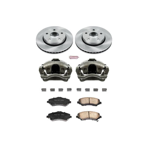 Power Stop 07-17 Jeep Wrangler Autospecialty Kit w/ Calipers - Front