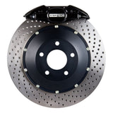 StopTech 89-95 Nissan Skyline GT-R R32 Rear BBK ST22 328x28 Drilled Rotors Black Calipers