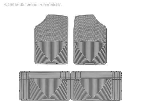 WeatherTech 84-95 Plymouth Voyager Front and Rear Rubber Mats - Grey