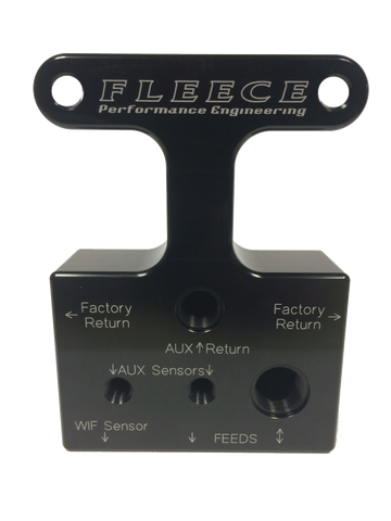 Fleece Performance 07.5-09 Dodge 6.7L Cummins 3rd Gen Fuel Distribution Block