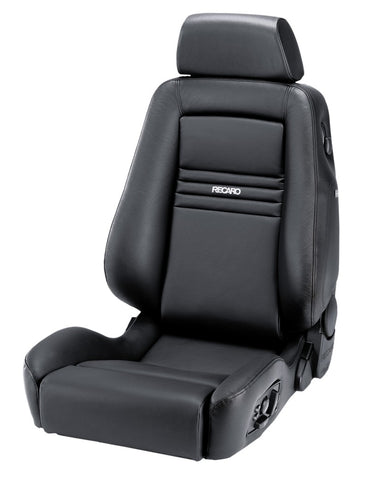 Recaro Ergomed ES Passenger Seat - Black Leather/Black Leather