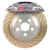 StopTech VW 12-14 Golf R Front BBK ST-40 Trophy Calipers 355X32 Zinc Drilled Rotors