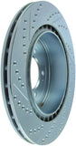 StopTech Select Sport 08-11 Mitsubishi Evo X Slotted and Drilled Left Rear Rotor