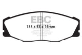 EBC 93-95 Toyota T100 Pick Up 1/2 Ton 2WD Greenstuff Front Brake Pads