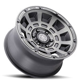 ICON Thrust 17x8.5 6x5.5 25mm Offset 5.75in BS Smoked Satin Black Tint Wheel