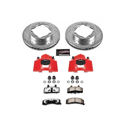 Power Stop 94-99 Chevrolet K1500 Suburban Z36 Truck and Tow Kit w/ Calipers - Front