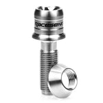 Raceseng TLR-1 Titanium Lug Bolt (Single) - M14x1.25mm / Conical 60 Deg. Floating Seat - Brushed