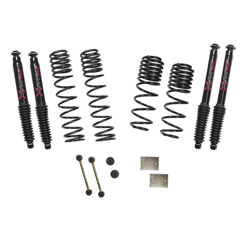 Skyjacker Diesel 1.5in Dual Rate Long Trvl Sus Lift Kit w/Blk MAX Shocks - 2020 Jeep JL 4WD Rubicon