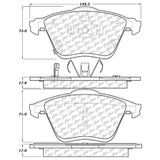 StopTech Street Touring 06-07 Mazda 6 Front Brake Pads