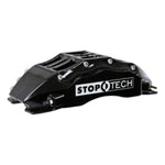 StopTech 02-06 Avalanche/99-05 Silverado Front BBK w/ Black ST-60 Calipers Drilled 380x32mm Rotors