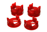 Energy Suspension 98-02 Dodge Ram 2500/3500 Red Motor Mount Insert Set for 5.9L Cummins 24V